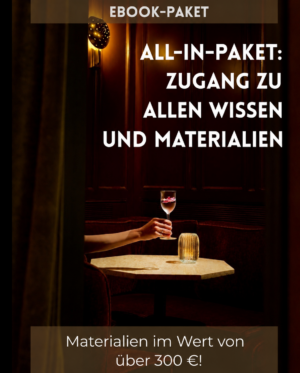 ALL-IN E-BOOK-PAKET: ZUGANG ZUM GESAMTEN WISSEN UND MATERIALIEN von der Website GastroWissen!